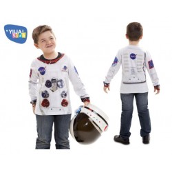 CAMISETA ASTRONAUTA MANGA LARGA INFANTIL 