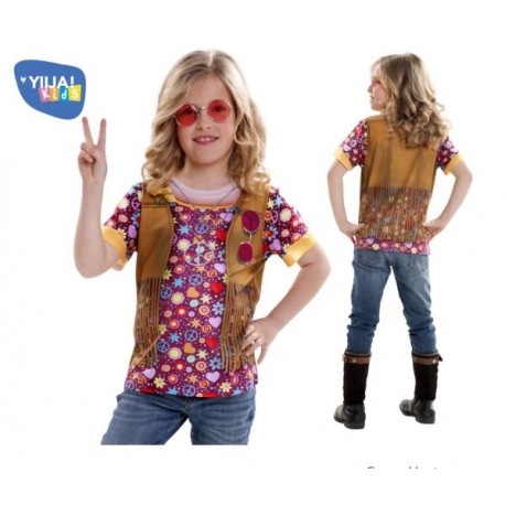 CAMISETA HIPPIE MANGA CORTA INFANTIL