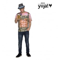 CAMISETA TIROLÉS MUSCULOSO MANGA CORTA ADULTO