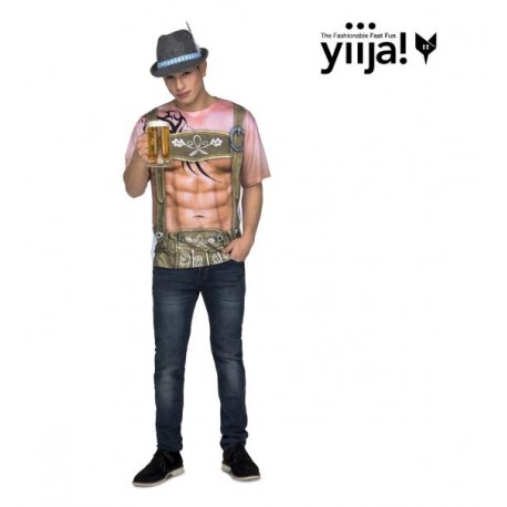 CAMISETA TIROLÉS MUSCULOSO MANGA CORTA ADULTO