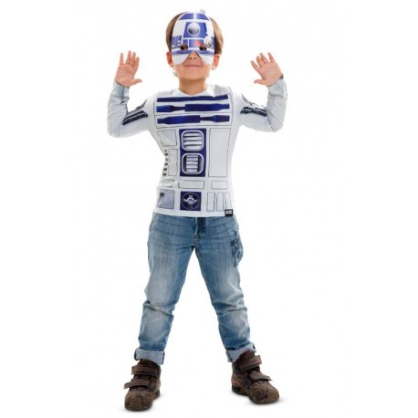 CAMISETA R2D2 MANGA LARGA INFANTIL