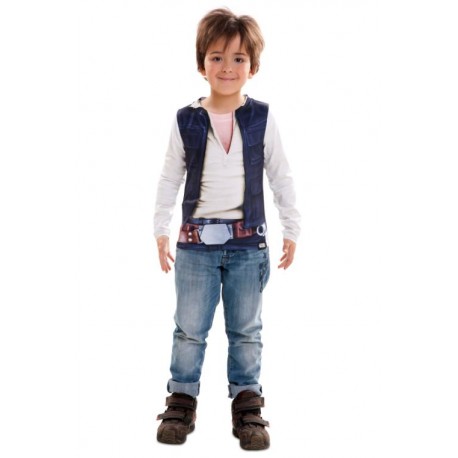 CAMISETA HAN SOLO MANGA LARGA INFANTIL