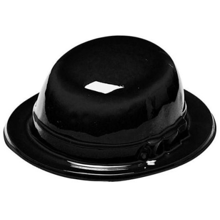SOMBRERO BOMBÍN PLÁSTICO NEGRO                    