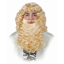 PELUCA RIZADA REY MAGO/PAPÁ NOEL 2