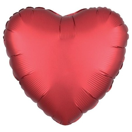 GLOBOS CORAZÓN DE FOIL METALIZADO
