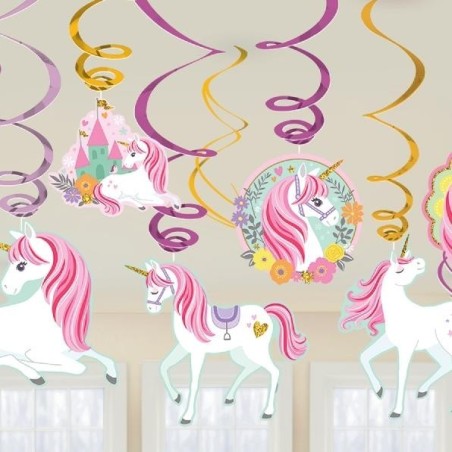DECORACIÓN COLGANTE UNICORNIO MÁGICO