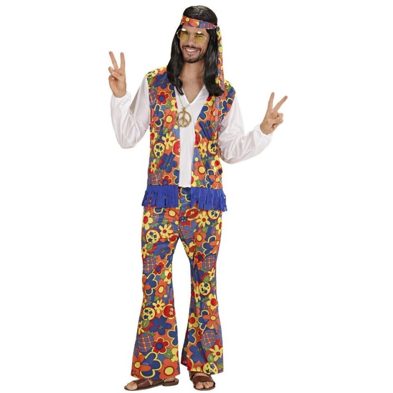 DISFRAZ DE HIPPIE HOMBRE