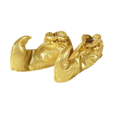 CUBRE ZAPATOS ÁRABE DORADO ADULTO