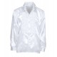 CAMISA CON VOLANTES EN RASO