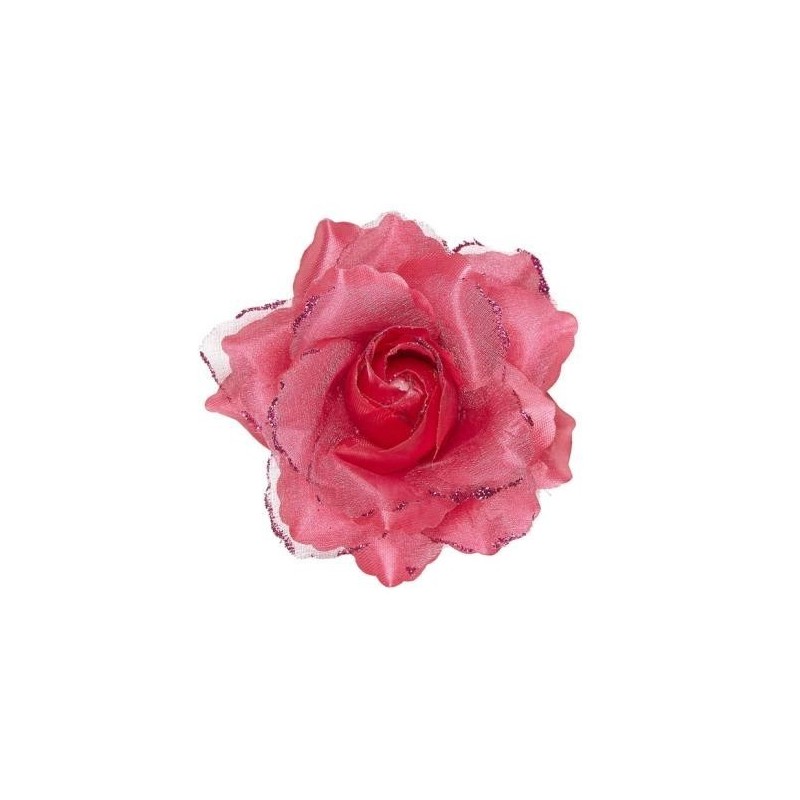 FLOR PARA PELO CON PINZA 