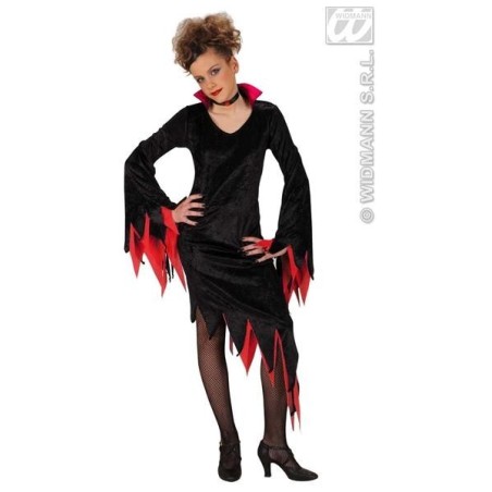 DISFRAZ DE VAMPIRESA DARK INFANTIL