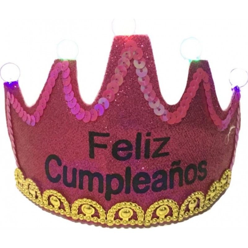 DIADEMA CUMPLEAÑOS CON LUZ