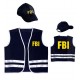 CHALECO Y GORRA AGENTE FBI INFANTIL