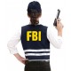 CHALECO Y GORRA AGENTE FBI INFANTIL