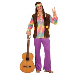 DISFRAZ DE HIPPIE HOMBRE