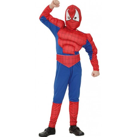 DISFRAZ HOMBRE ARAÑA MUSCULOSO INFANTIL