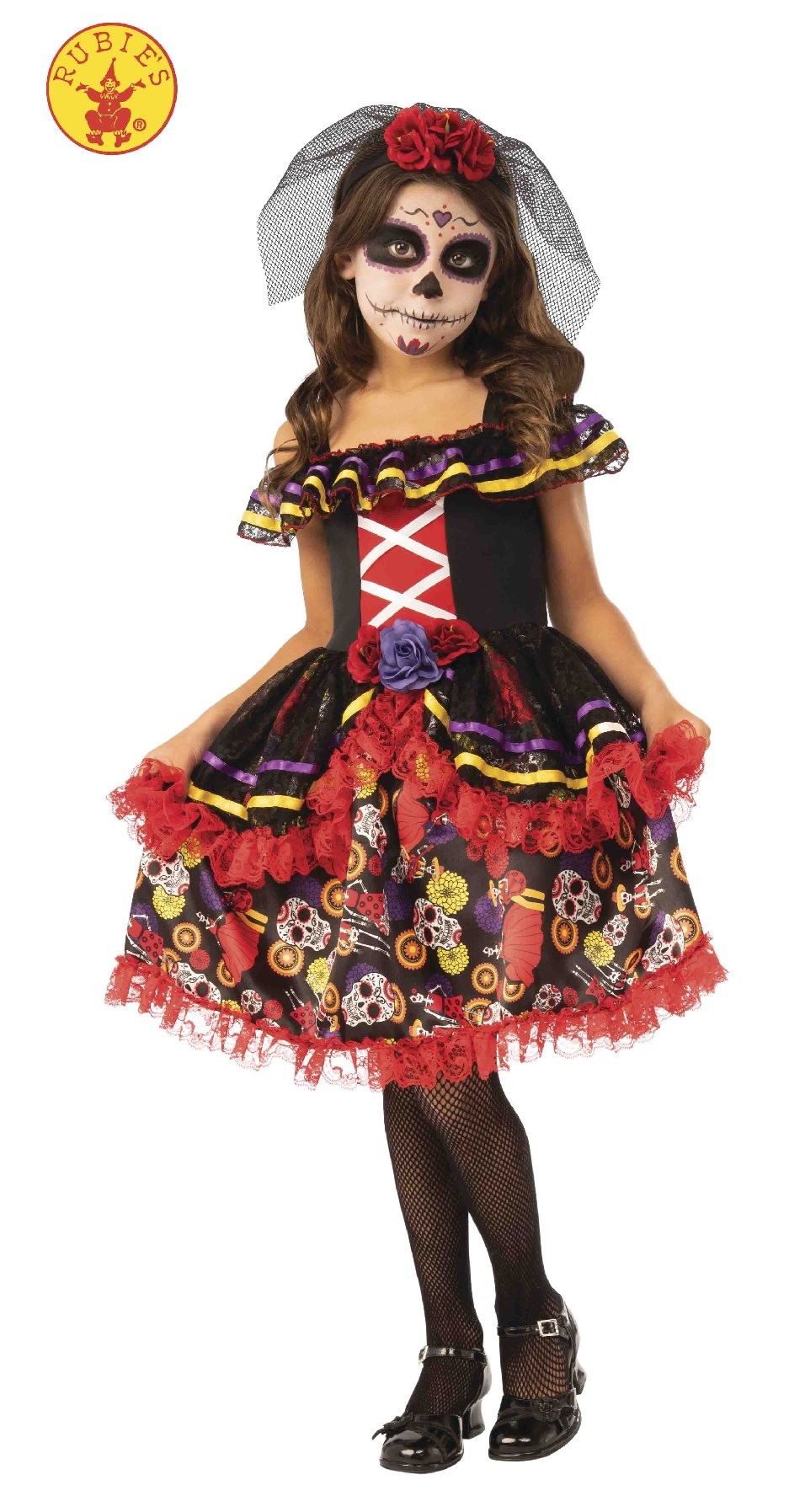 dueño guión Validación DISFRAZ CATRINA DELUXE INFANTIL
