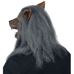 CARETA HOMBRE LOBO CON PELO 2