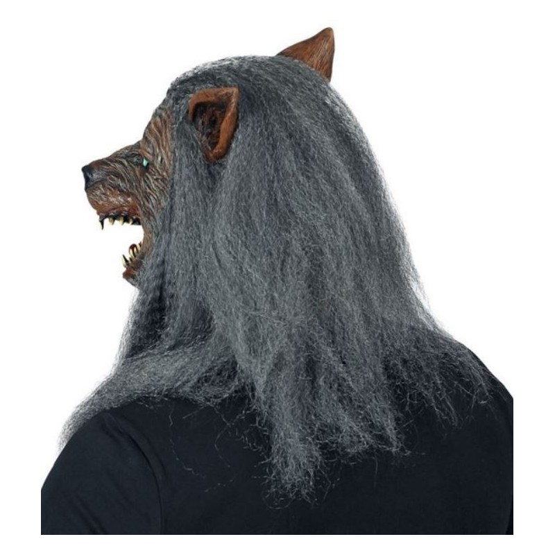 CARETA HOMBRE LOBO CON PELO