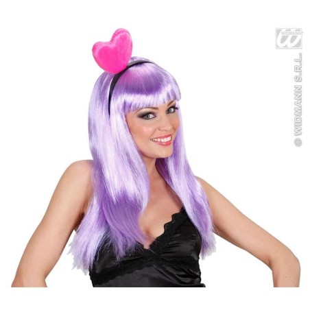 DIADEMA CORAZÓN ROSA                              