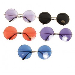 GAFAS REDONDAS COLORES HIPPIES 