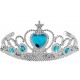 TIARA PLATA CON GEMAS