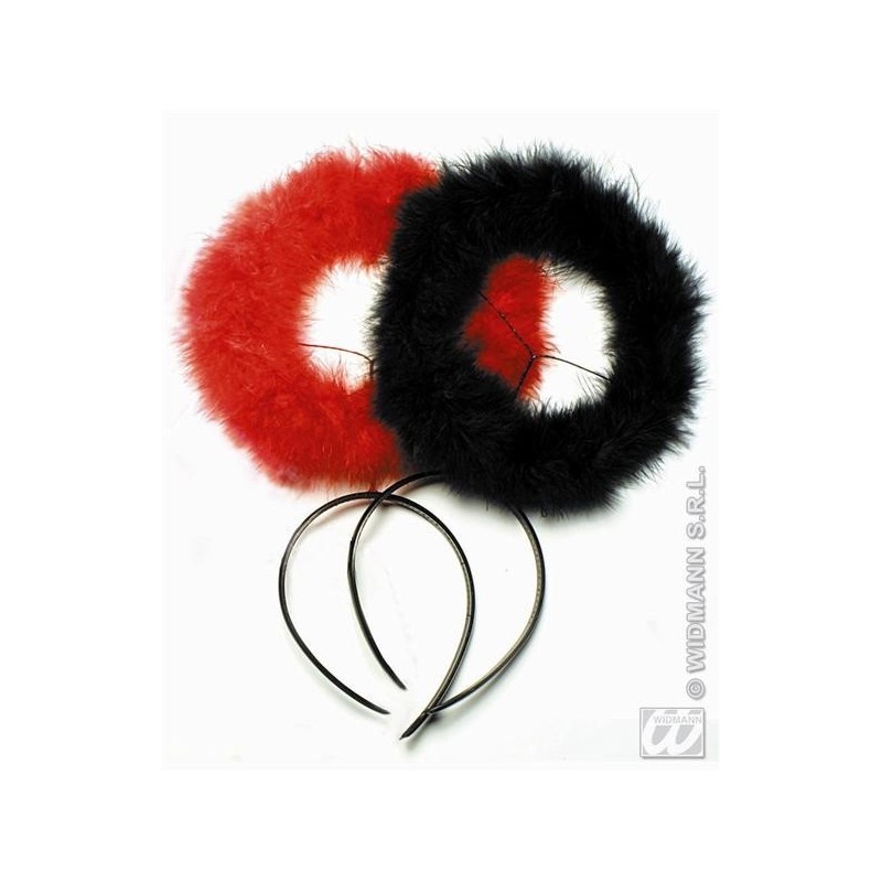 DIADEMA AUREOLA MARABOU ÁNGEL