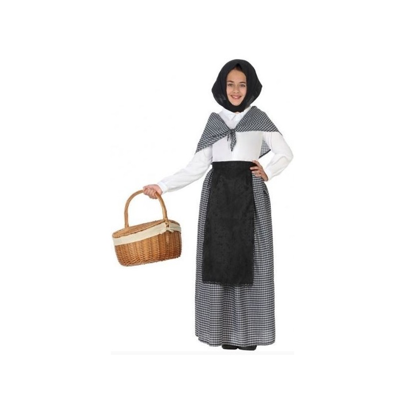 DISFRAZ DE VIEJA CASTAÑERA INFANTIL