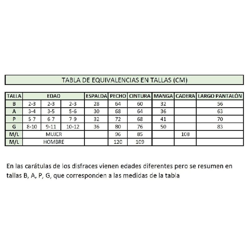 DISFRAZ PAJE GASPAR INFANTIL