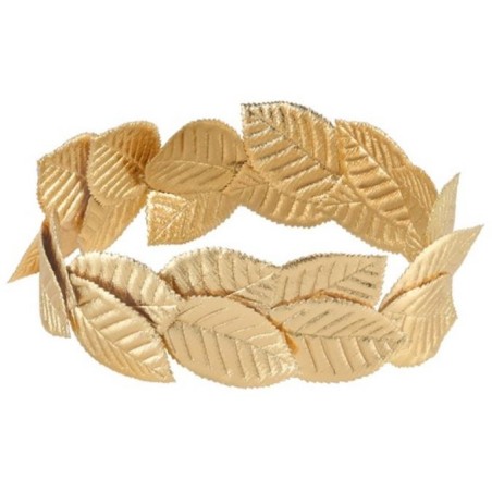 CORONA DE LAUREL DORADA