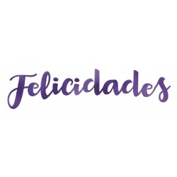 LETRAS METALIZADAS FELICIDADES