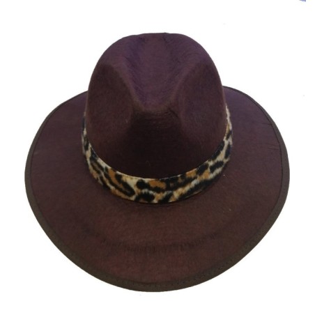SOMBRERO INDIANA LEOPARDO