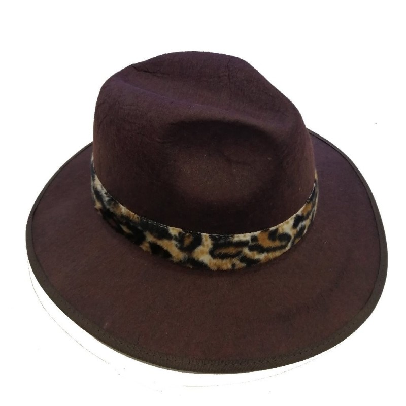 SOMBRERO INDIANA LEOPARDO