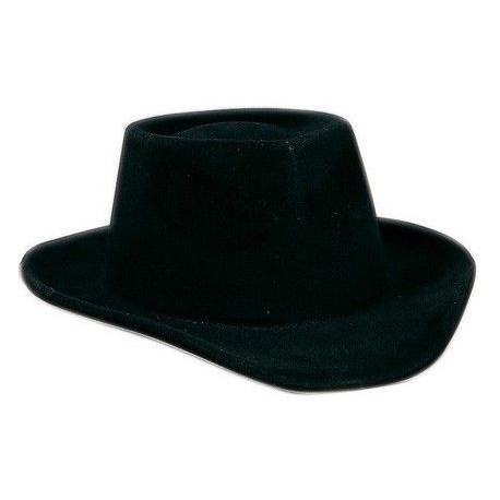 SOMBRERO VAQUERO PLÁSTICO NEGRO INFANTIL