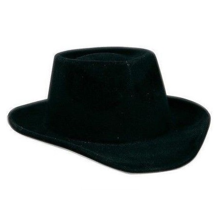 SOMBRERO VAQUERO PLÁSTICO NEGRO INFANTIL
