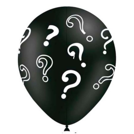 GLOBOS INTERROGACIÓN CUMPLEAÑOS