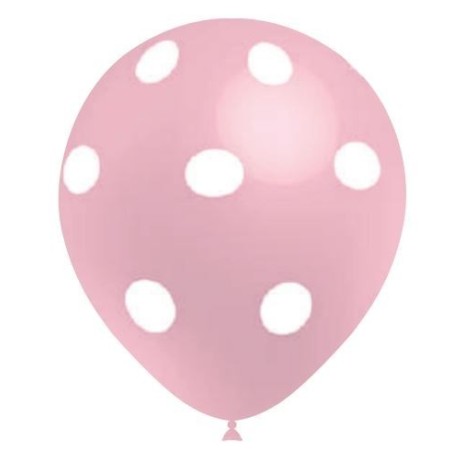 GLOBOS LÁTEX COLOR LUNAR BLANCO 50 UND