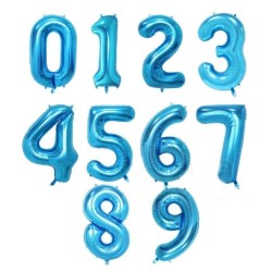 GLOBOS NÚMEROS POLIAMIDA COLOR 110 CM 2