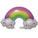 CONJUNTO GLOBOS ARCOIRIS 8 PIEZAS