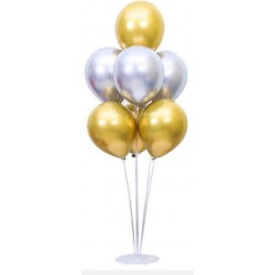 GLOBOS METÁLIZADOS CON SOPORTE