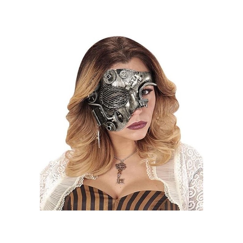 CARETA MEDIA CARA STEAMPUNK 