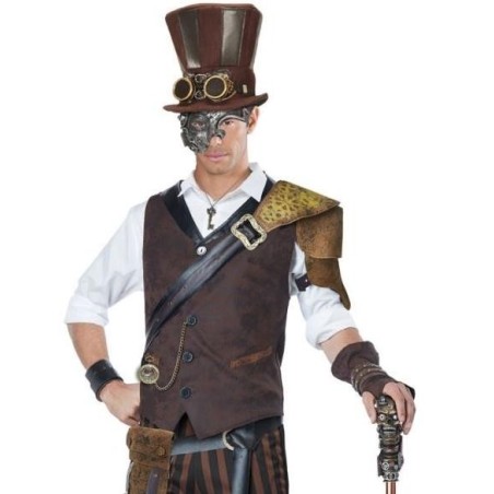 CARETA MEDIA CARA STEAMPUNK 
