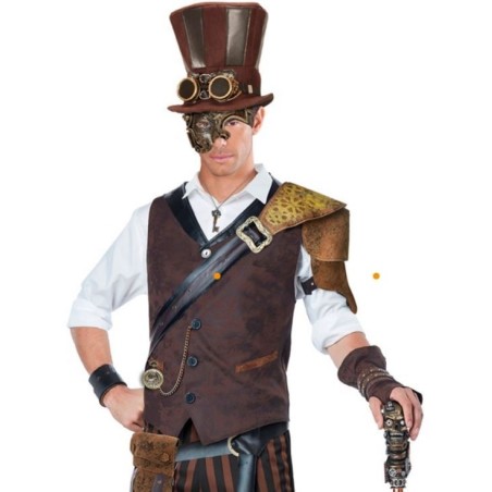 CARETA MEDIA CARA STEAMPUNK 