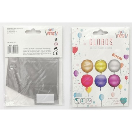 GLOBO FOIL REDONDO LISO