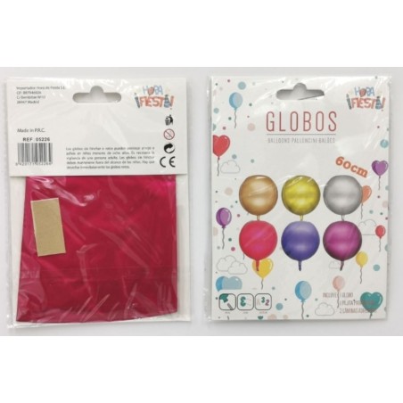 GLOBO FOIL REDONDO LISO