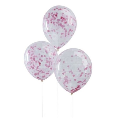 GLOBO LÁTEX CON CONFETI