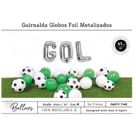 GLOBO POLIAMIDA PALABRA GOL