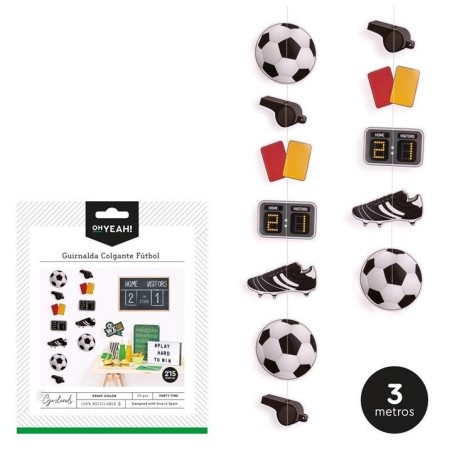 GUIRNALDA COLGANTE FÚTBOL