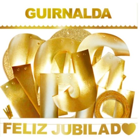 GUIRNALDA "FELIZ JUBILADO"