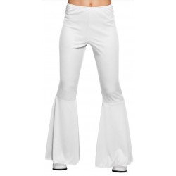 PANTALÓN DISCO BLANCO MUJER 